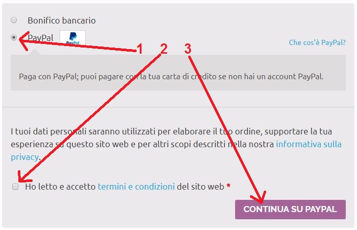 Scelta Paypal