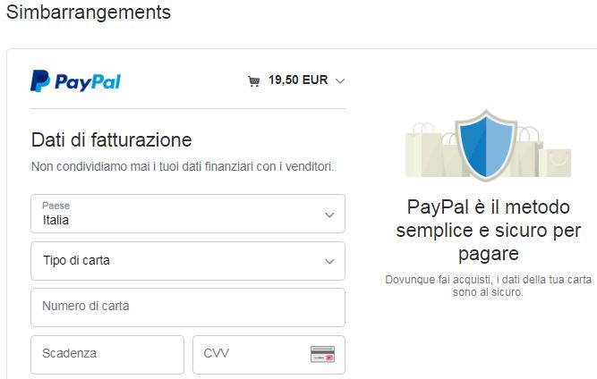 Dati Carta di Credito